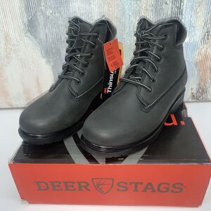 Deer Stags Kids Mak2 Combat Boots Waterproof Size 4.5 New